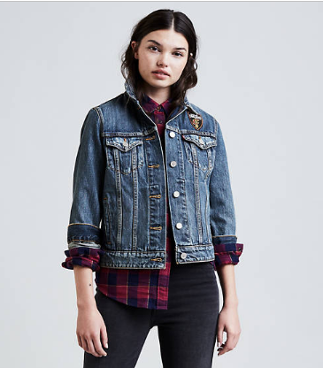 Levi s Women s NBA Denim Trucker Jacket 285400054