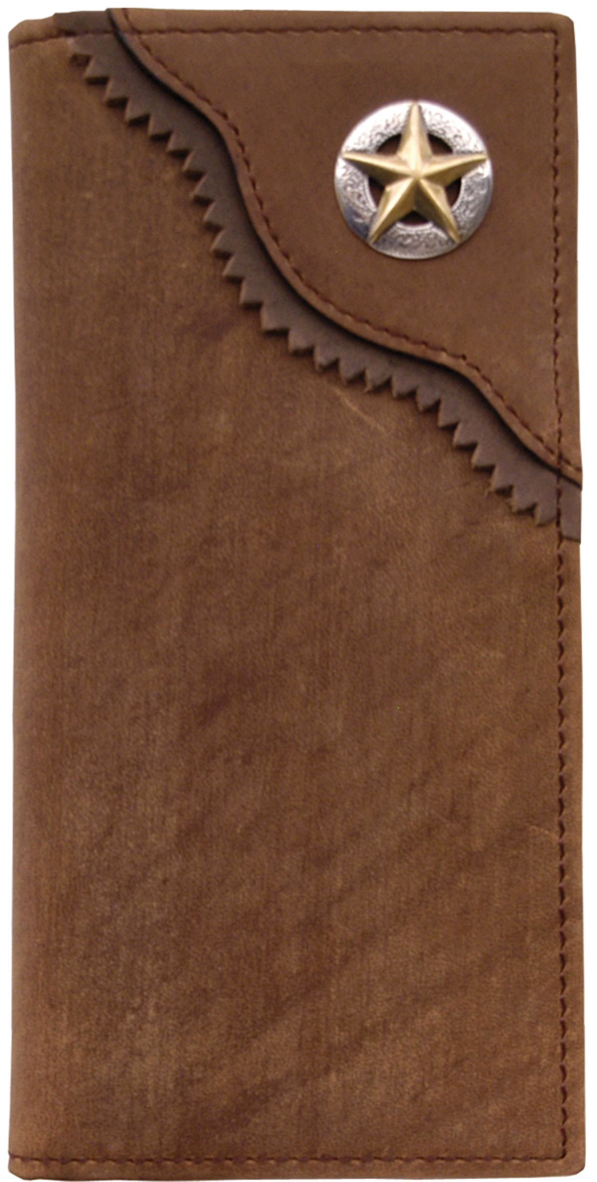 3D Brown Western Rodeo Wallet