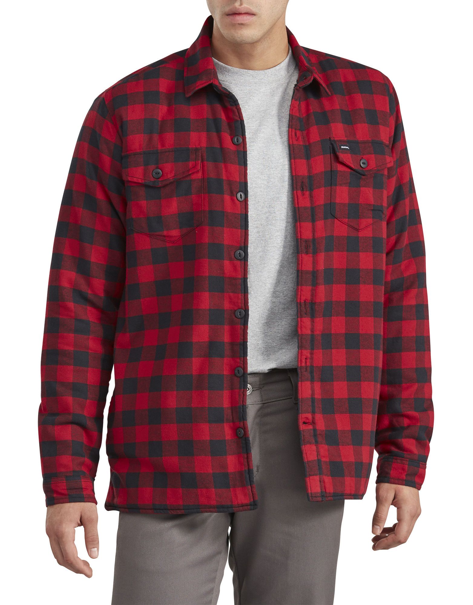 reservation krise PEF DICKIES MEN'S Dickies '67 Flannel Shirt Jacket with Sherpa Lining TW500