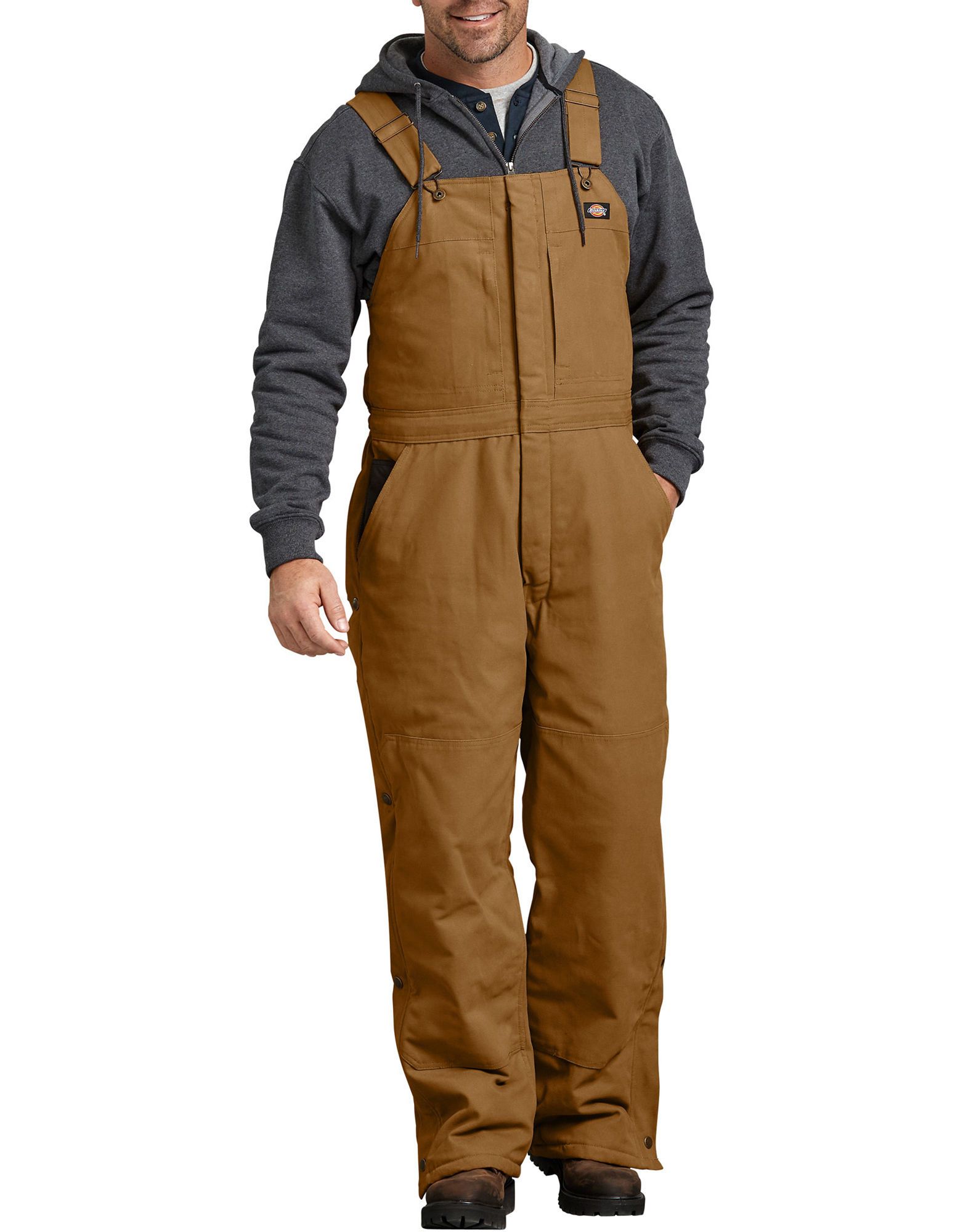 Dickies Mens Sanded Duck Insulated Bib Overall