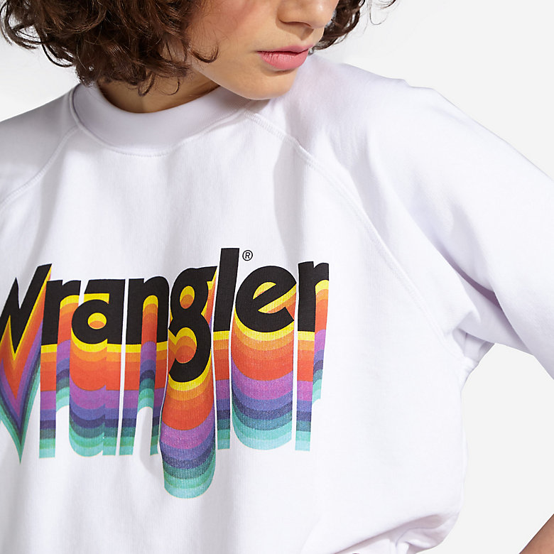 wrangler rainbow sweatshirt