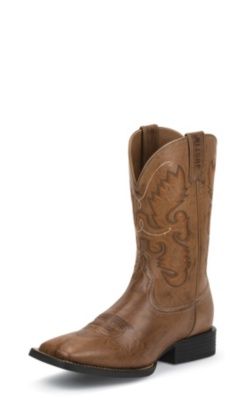 justin men's farm & ranch western boots