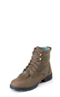 ladies justin lace up boots