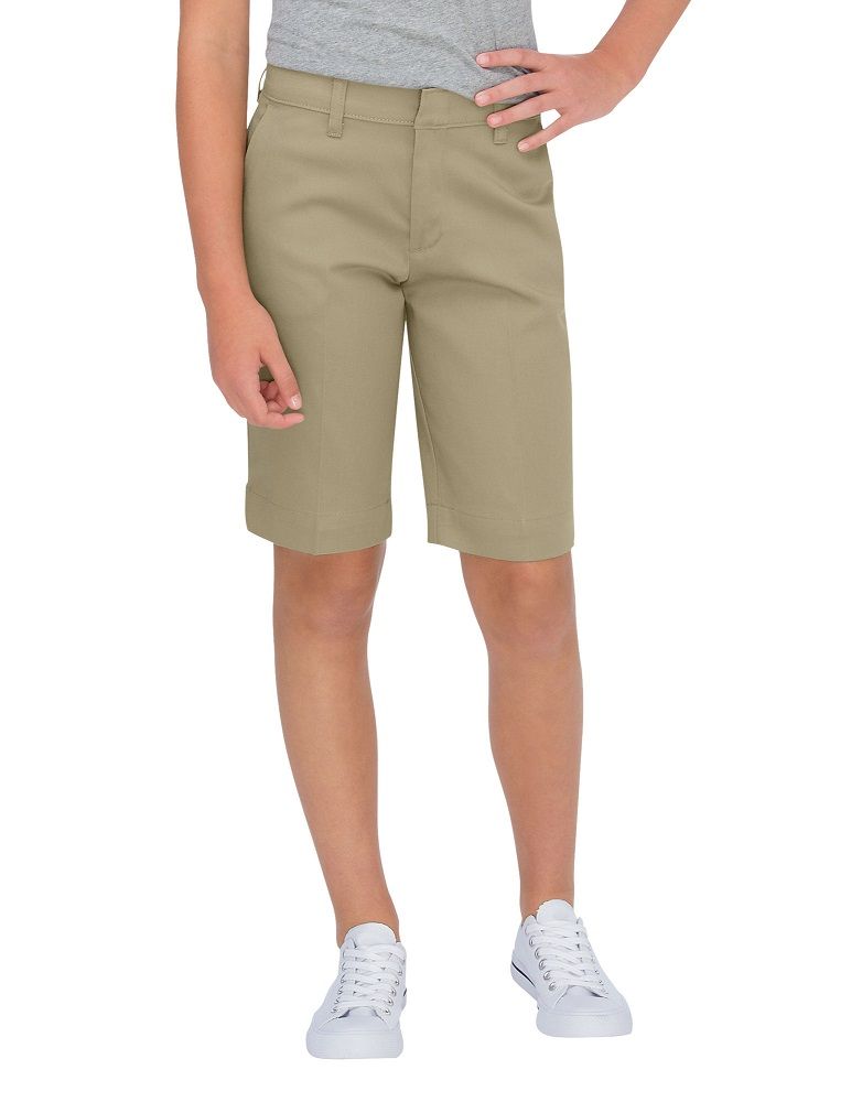 Dickies Girls' Classic Fit Bermuda Stretch Twill Short KR5514