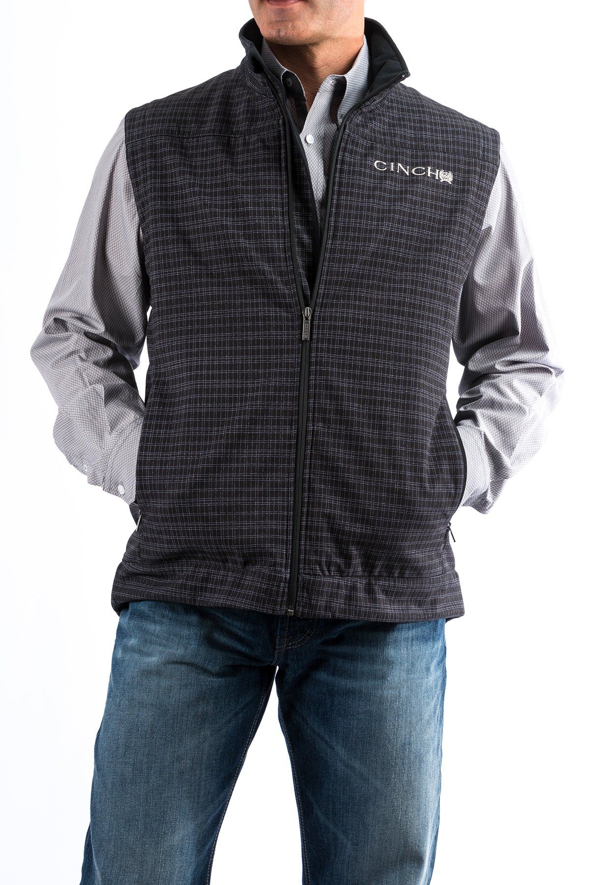 Black cinch outlet vest