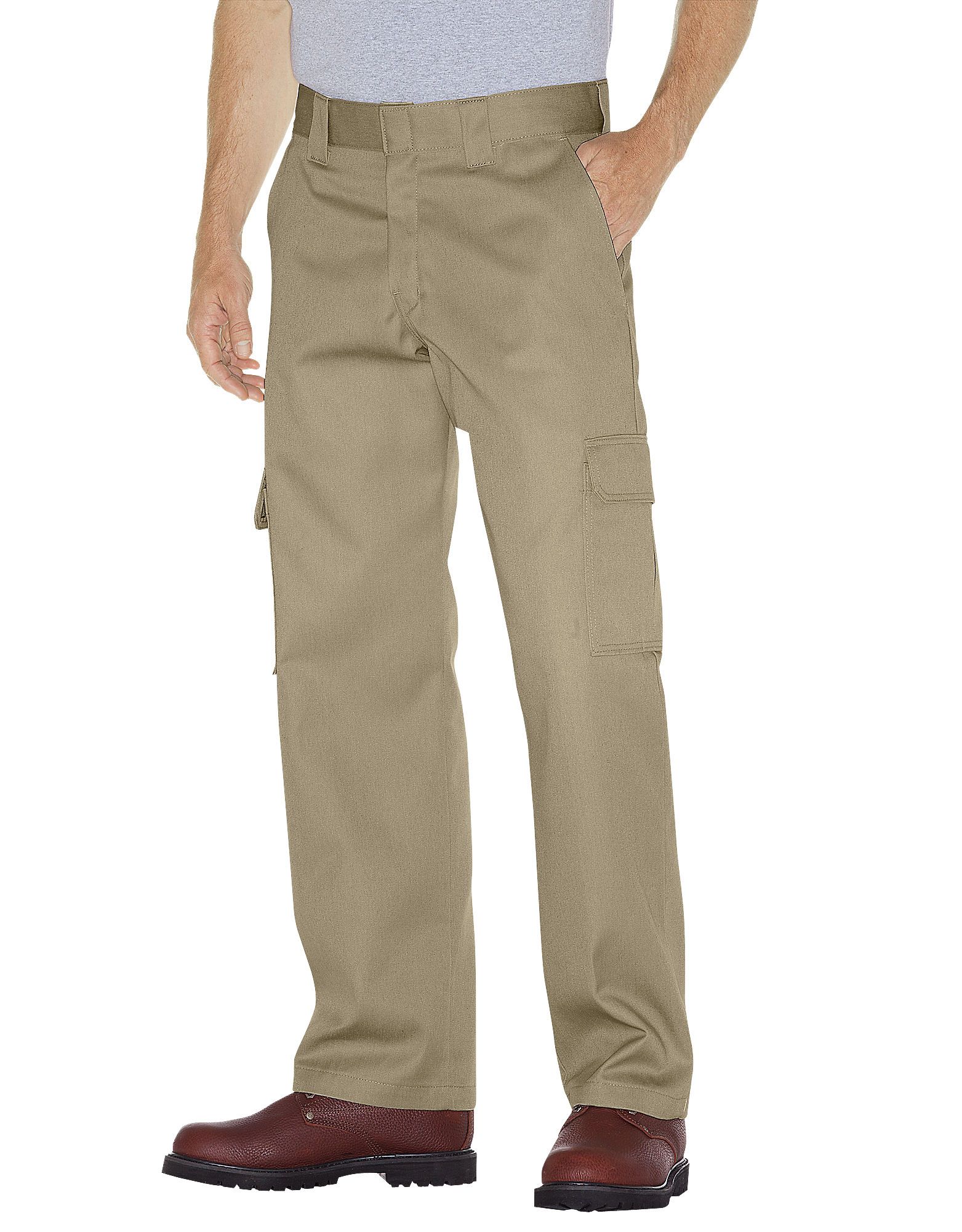 Carhartt Men's 35 in. x 30 in. Dark Khaki Cotton Washed Twill Dungaree Relaxed  Fit Pant B324-DKH - The Home Depot
