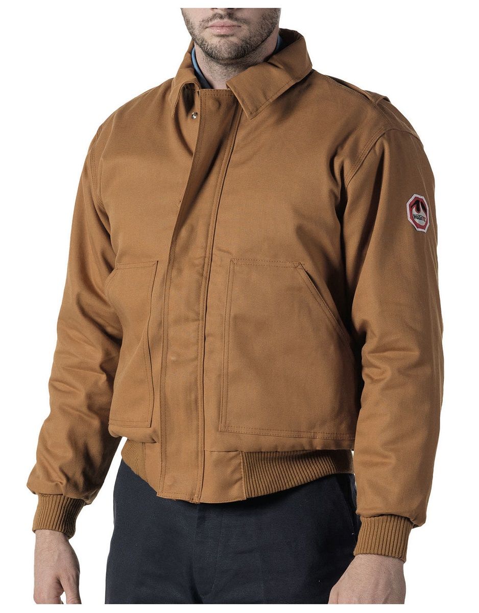 Walls Mens Flame Resistant Insulated Bomber Jacket Insulated