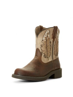Ariat Women's Fatbaby Heritage Feather Western Boot 10027263