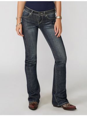 Stetson 816 Fit Jeans In Medium Wash With Heavy Pocket Stitching 11-054-0816-1201