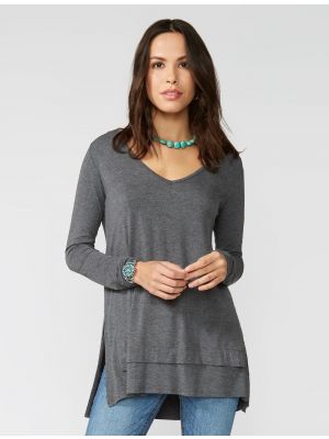 Stetson SCOOP NECK KNIT TOP 11-038-0514-0776