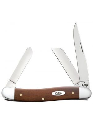 Case Smooth Chestnut Bone Medium Stockman 28701