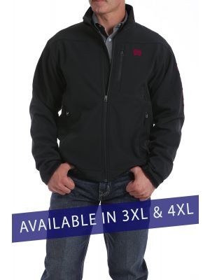 CINCH MEN'S 3XL/4XL BONDED JACKET - BLACK/RED MWJ107765X