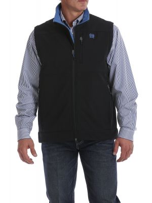 CINCH MEN'S CONCEALED CARRY BONDED VEST - BLACK/BLUE MWV1082004