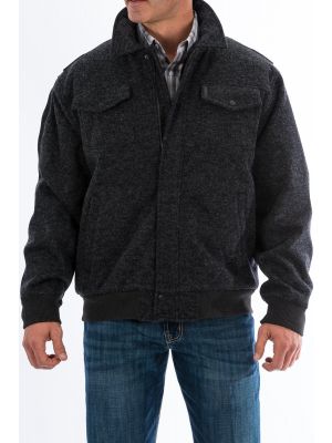 Cinch MENS BONDED BOMBER JACKET - CHARCOAL MWJ1091001