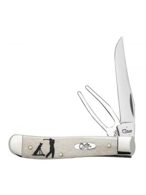 Case Golfer's Tool Gift Set Embellished Smooth Natural Bone 06022