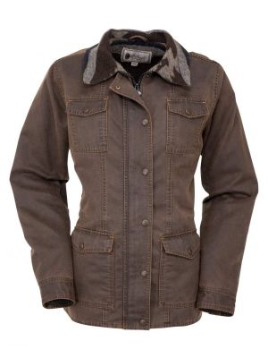 Outback Trading Company Women’s Broken Hill Jacket 29666-BRN-2X