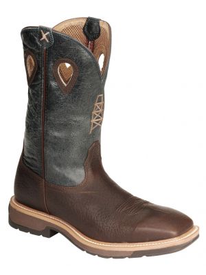 Twisted X Men's Pull-On Cowboy Work Boots 050C96