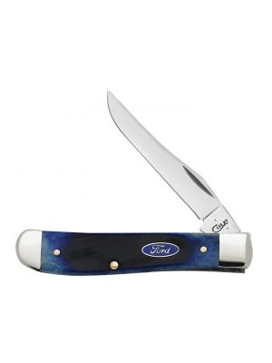 Case Ford Sawcut Blue Bone Mini Trapper 14304