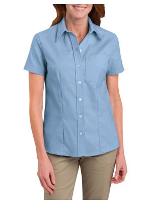 DICKIES WOMEN'S Short Sleeve Stretch Oxford Shirt FS254