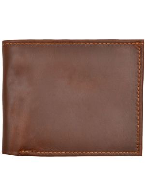 3D Cognac Basic Bifold Wallet 3D-W1016