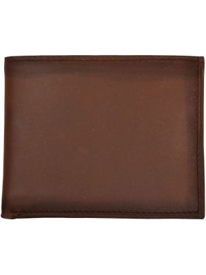 3D Brown Basic Bifold Wallet 3D-W622