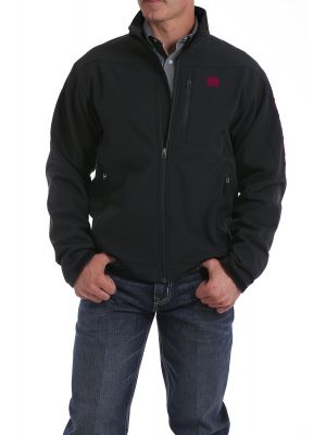 CINCH MEN'S  BONDED JACKET - BLACK/RED MWJ1077065