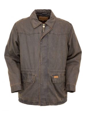 Outback Trading Company Men’s Rancher Jacket 2802-BRN-MD