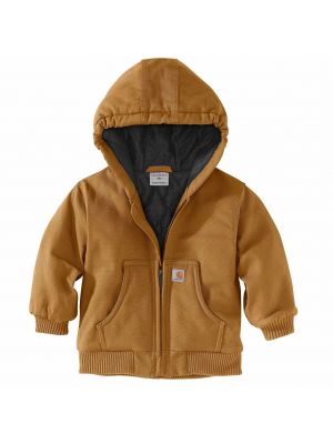 Carhartt Kid's ACTIVE JAC FLANNEL QUILT-LINED CP8430