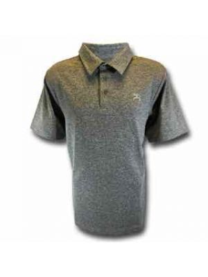 Hooey Shirts Hooey, heather grey short sleeve golf shirt HG008GY