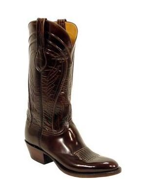 Lucchese Classic Brown Brush Off Goat Cowboy Boot L1507