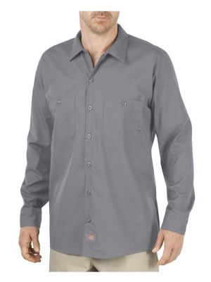 Dickies Mens Long Sleeve Industrial Work Shirt LL535