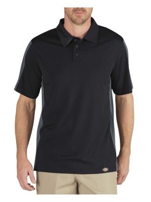 Dickies Mens Industrial Color Block Performance Polo LS424
