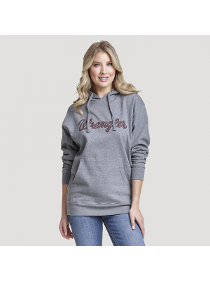 WRANGLER WOMEN'S ESSENTIAL ROPE LOGO HOODIE LWK897H