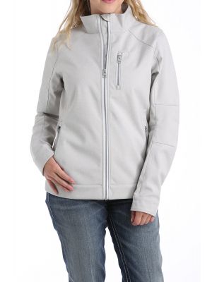 CINCH WOMENS TEXTURED BONDED JACKET - GRAY/WHITE MAJ9832004