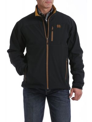 CINCH MENS CONCEALED CARRY BONDED JACKET - BLACK/GOLD MWJ1503001