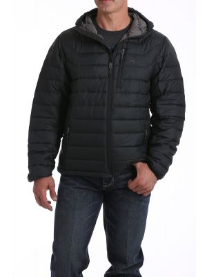 CINCH MENS HEAVYWEIGHT DOWN JACKET - BLACK MWJ1506001