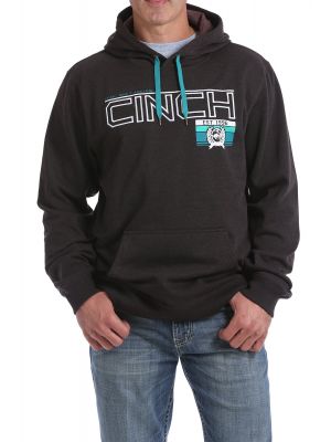 CINCH MENS CINCH LOGO HOODIE - CHOCOLATE BROWN MWK1206010