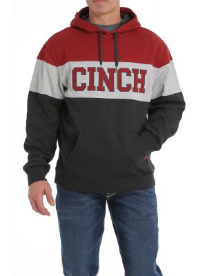 CINCH MENS COLOR BLOCKED LOGO HOODIE MWK1224001