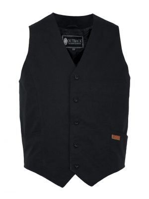 Outback Trading Company Men’s Darwin Vest 29706-BLK-LG