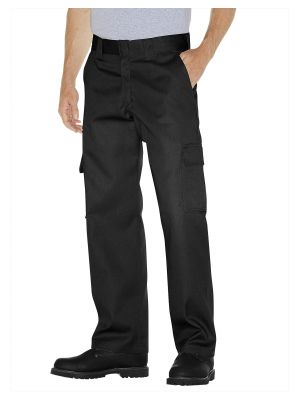 Dickies Relaxed Fit Straight Leg Cargo Work Pant WP592 Black (BK)
