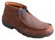 Twisted X Men's Men's Brown Woven Driving Mocs 038B92