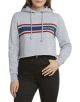 DICKIES GIRL'S Vintage Striped Cropped Hoodie FLC101