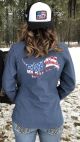 SPIN-EM WOMEN'S Jacket-Patriot Logo JPL006