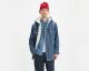 LEVI'S MEN'S Long Hooded Sherpa Trucker Jacket 727950001