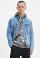 Levi's Men's Embroidered Back Trucker Jacket 723340409