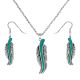 Montana Silversmiths The Storyteller Feather Jewelry Set JS1320
