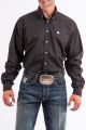 Cinch MENS SOLID BLACK BUTTON-DOWN WESTERN SHIRT MT10320083