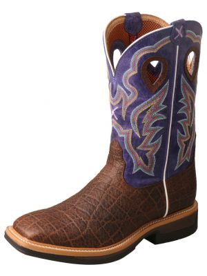 Twisted X Men's Lite Cowboy Elephant Print Western  2000276921