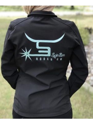 SPIN-EM WOMEN'S Jacket -Easter Egg Blue Logo EEBL563