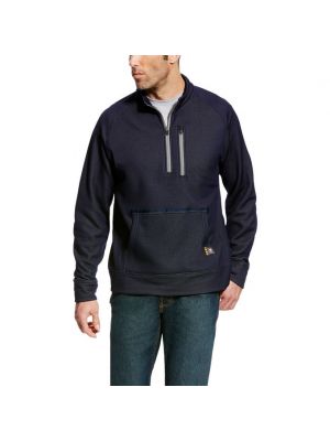 Ariat Men's Rebar Mesh Fleece 1/4 Zip Sweatshirt 10020767